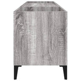 Record Cabinet Grey Sonoma 121X38X48 Cm Engineered Wood