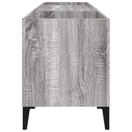 Record Cabinet Grey Sonoma 121X38X48 Cm Engineered Wood