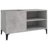 Record Cabinet Concrete Grey 84.5X38X48 Cm Engineered Wood