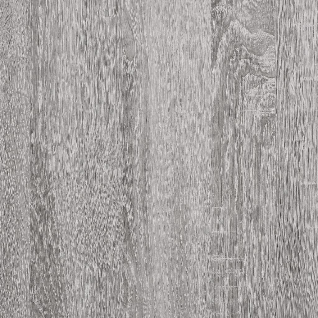 Record Cabinet Grey Sonoma 84.5X38X48 Cm Engineered Wood