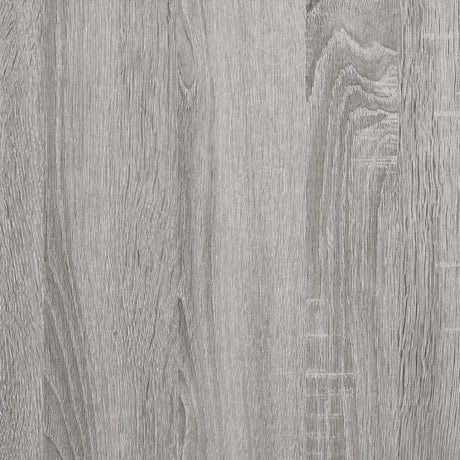Record Cabinet Grey Sonoma 84.5X38X48 Cm Engineered Wood