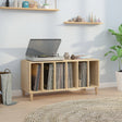Record Cabinet Sonoma Oak 100X38X48 Cm Engineered Wood
