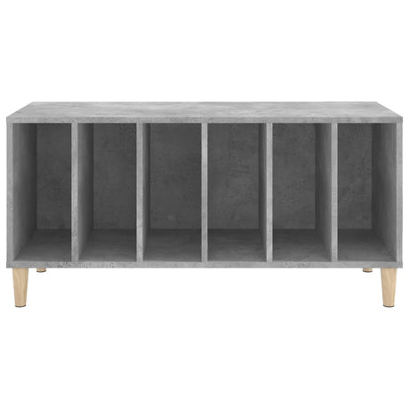 Record Cabinet Concrete Grey 100X38X48 Cm Engineered Wood