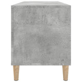 Record Cabinet Concrete Grey 100X38X48 Cm Engineered Wood