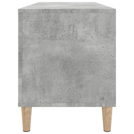 Record Cabinet Concrete Grey 100X38X48 Cm Engineered Wood