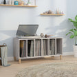 Record Cabinet Grey Sonoma 100X38X48 Cm Engineered Wood