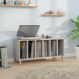 Record Cabinet Grey Sonoma 100X38X48 Cm Engineered Wood