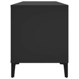 Record Cabinet Black 100X38X48 Cm Engineered Wood