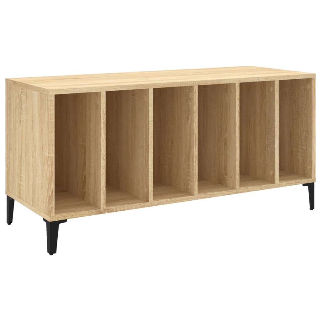 Record Cabinet Sonoma Oak 100X38X48 Cm Engineered Wood