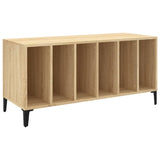 Record Cabinet Sonoma Oak 100X38X48 Cm Engineered Wood