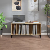 Record Cabinet Sonoma Oak 100X38X48 Cm Engineered Wood