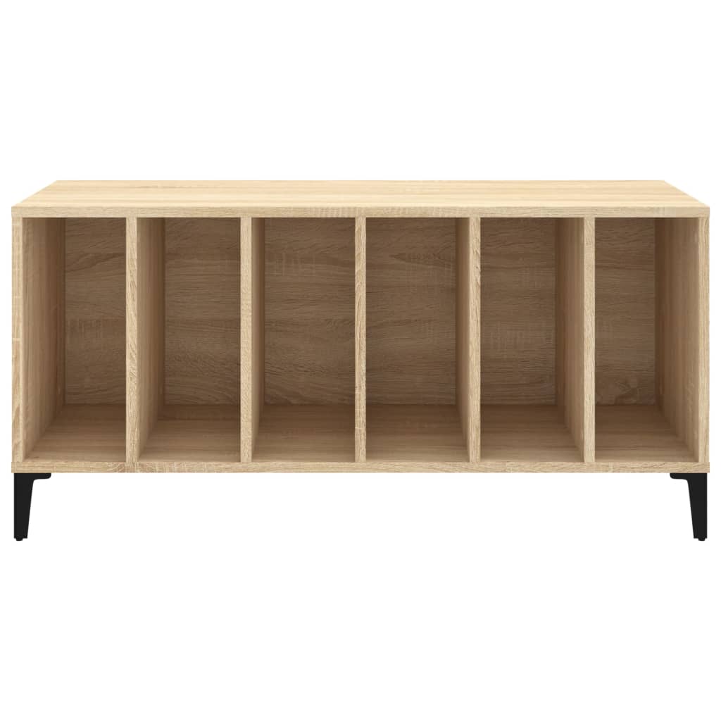 Record Cabinet Sonoma Oak 100X38X48 Cm Engineered Wood