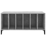 Record Cabinet Concrete Grey 100X38X48 Cm Engineered Wood