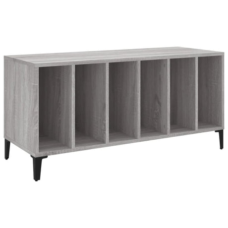 Record Cabinet Grey Sonoma 100X38X48 Cm Engineered Wood