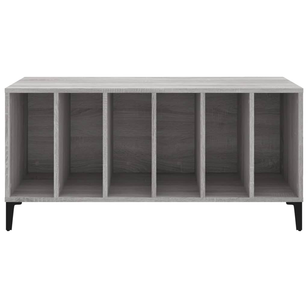 Record Cabinet Grey Sonoma 100X38X48 Cm Engineered Wood