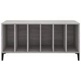 Record Cabinet Grey Sonoma 100X38X48 Cm Engineered Wood
