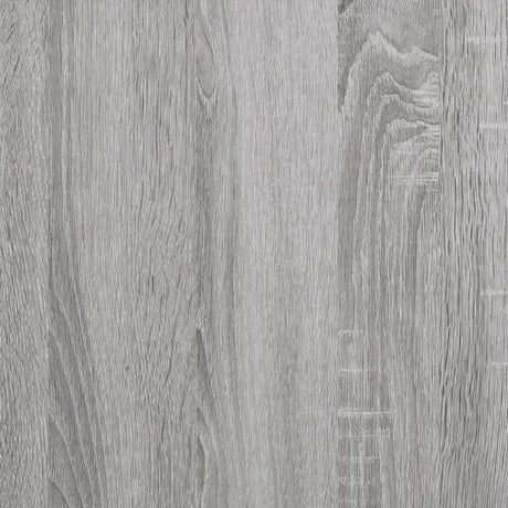 Record Cabinet Grey Sonoma 84.5X38X89 Cm Engineered Wood