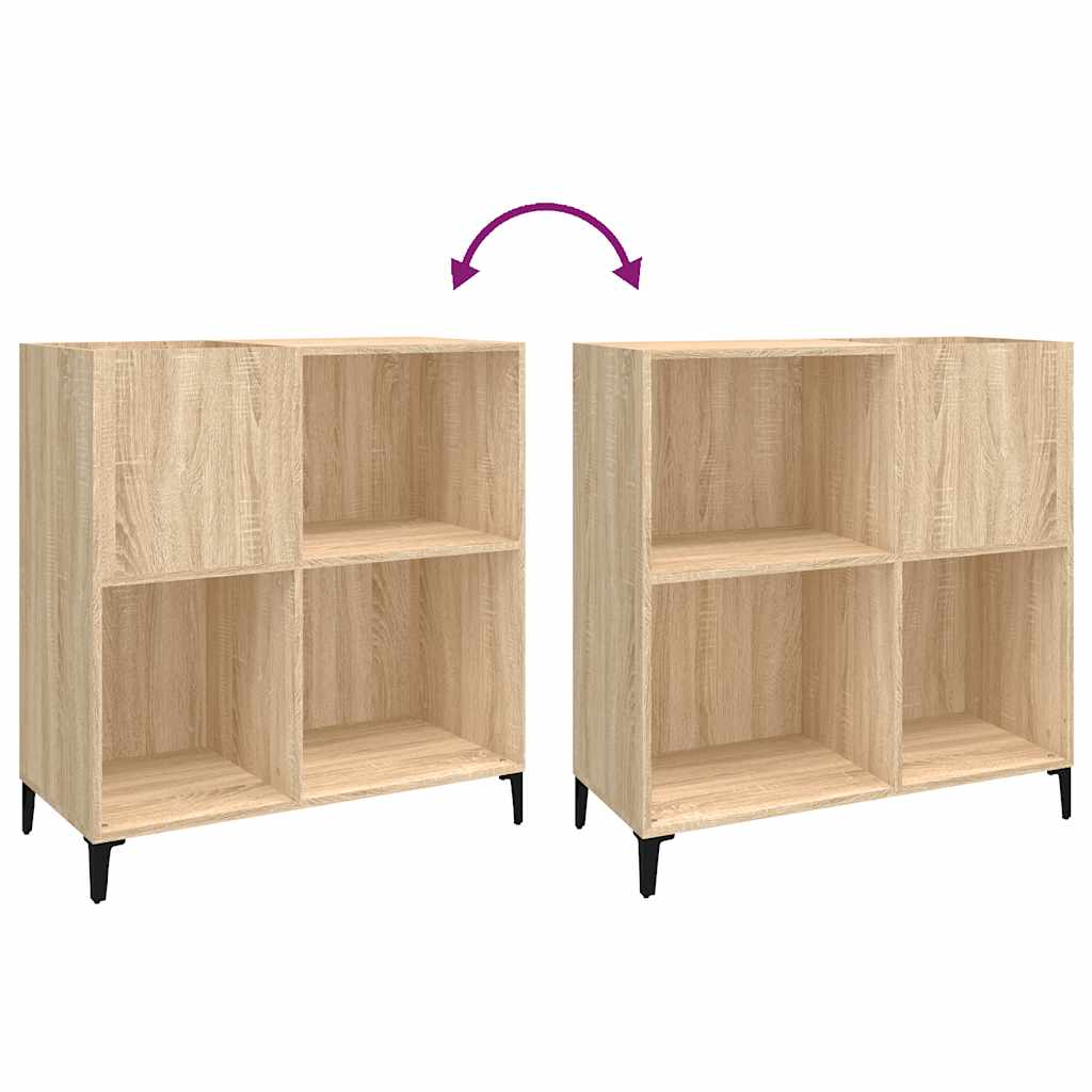 Record Cabinet Sonoma Oak 84.5X38X89 Cm Engineered Wood