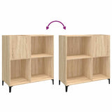 Record Cabinet Sonoma Oak 84.5X38X89 Cm Engineered Wood