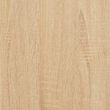 Record Cabinet Sonoma Oak 84.5X38X89 Cm Engineered Wood