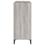 Record Cabinet Grey Sonoma 84.5X38X89 Cm Engineered Wood