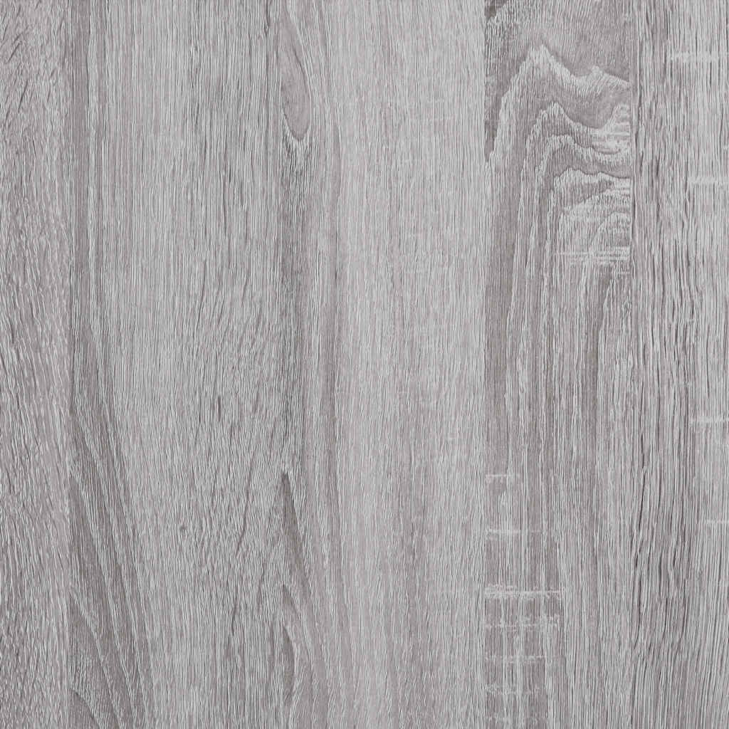 Record Cabinet Grey Sonoma 84.5X38X89 Cm Engineered Wood