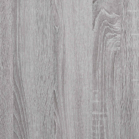 Record Cabinet Grey Sonoma 84.5X38X89 Cm Engineered Wood