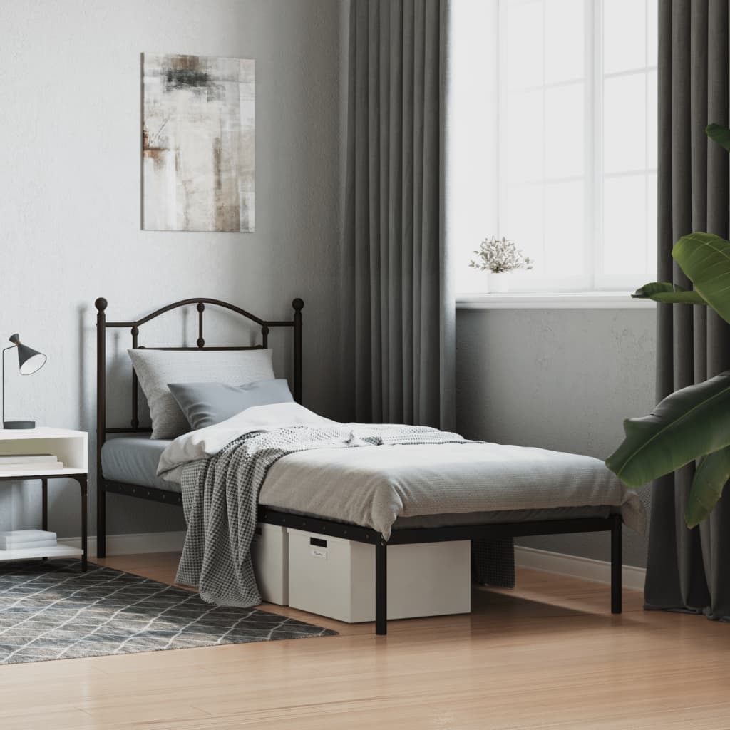 Metal Bed Frame Without Mattress 200X200Cm
