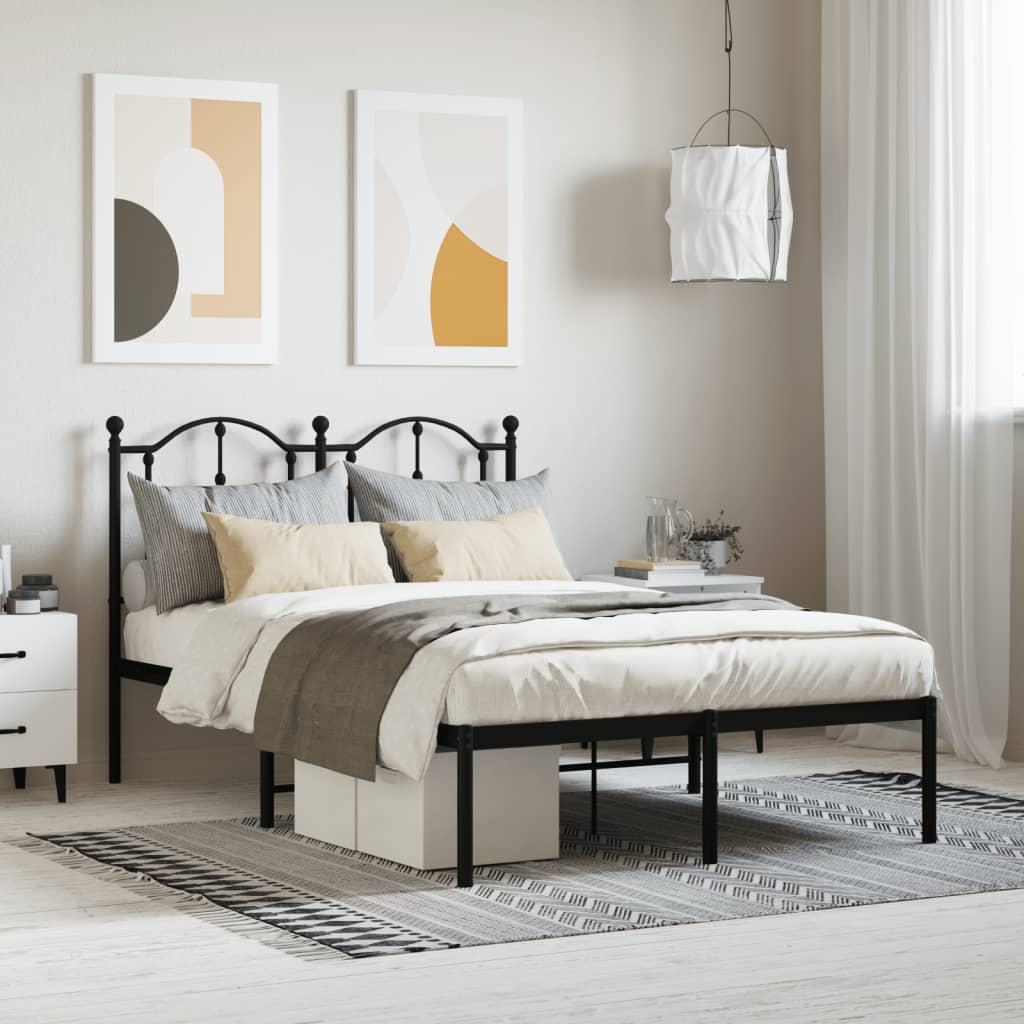 Metal Bed Frame Without Mattress 200X200Cm