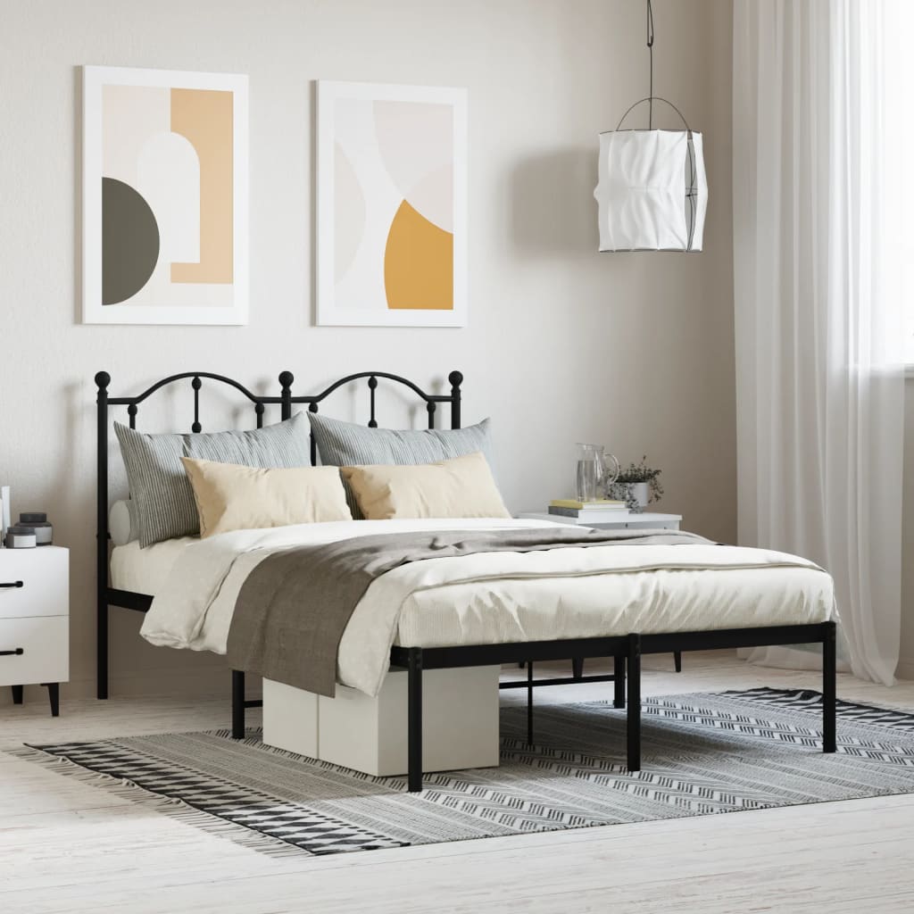 Metal Bed Frame Without Mattress 200X200Cm