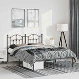 Metal Bed Frame Without Mattress 200X200Cm