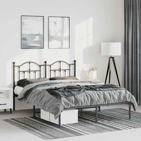 Metal Bed Frame Without Mattress 200X200Cm