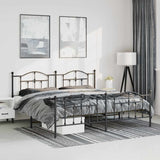Metal Bed Frame Without Mattress 200X200Cm