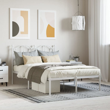 Metal Bed Frame Without Mattress 200X200Cm