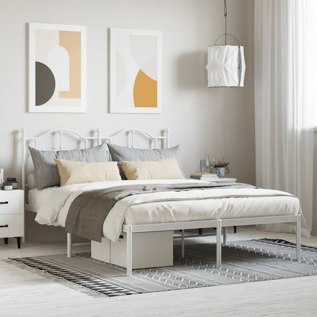Metal Bed Frame Without Mattress 200X200Cm
