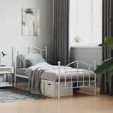Metal Bed Frame Without Mattress 200X200Cm