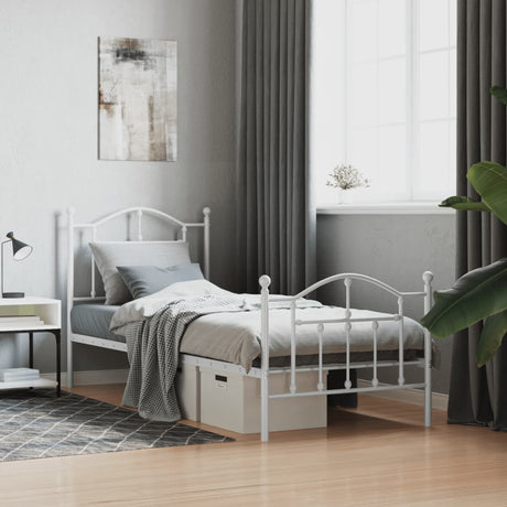 Metal Bed Frame Without Mattress 200X200Cm
