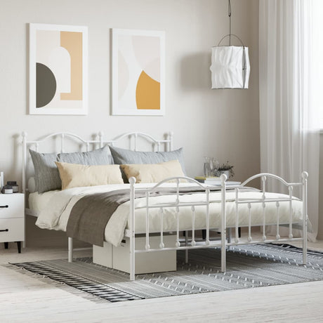 Metal Bed Frame Without Mattress 200X200Cm