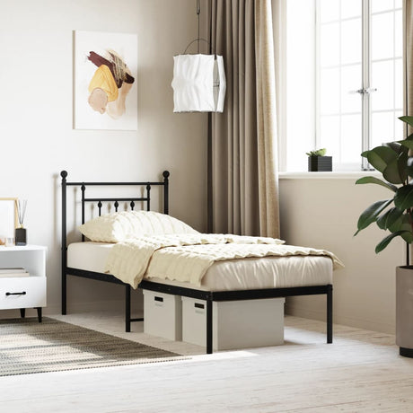 Metal Bed Frame Without Mattress 100X200Cm