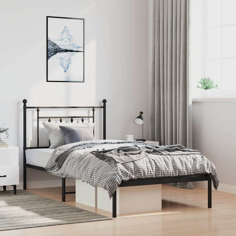 Metal Bed Frame Without Mattress 100X200Cm