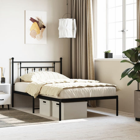 Metal Bed Frame Without Mattress 100X200Cm