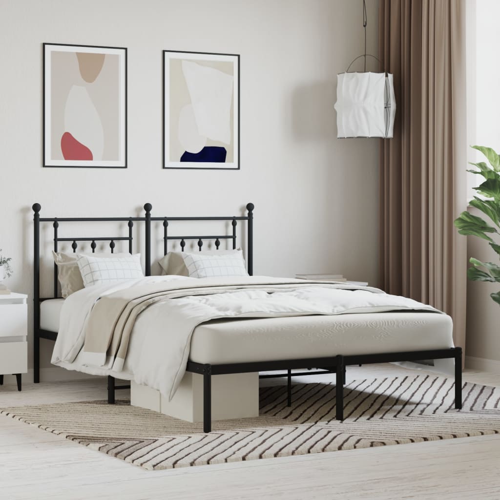 Metal Bed Frame Without Mattress 100X200Cm