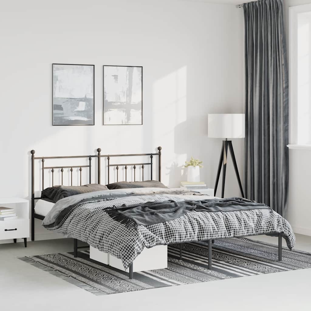 Metal Bed Frame Without Mattress 100X200Cm