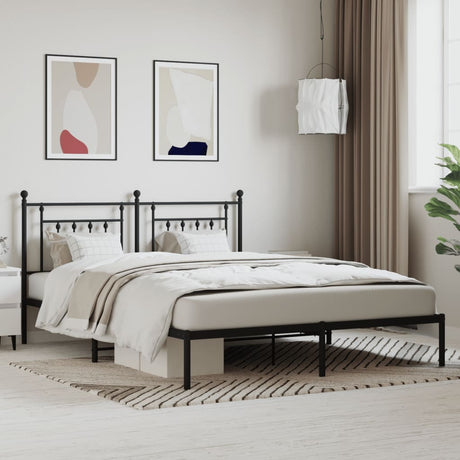 Metal Bed Frame Without Mattress 100X200Cm