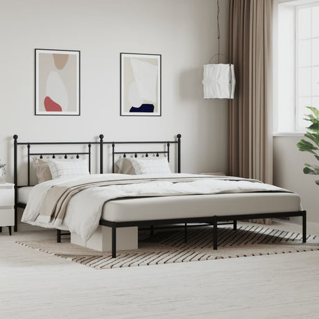 Metal Bed Frame Without Mattress 100X200Cm