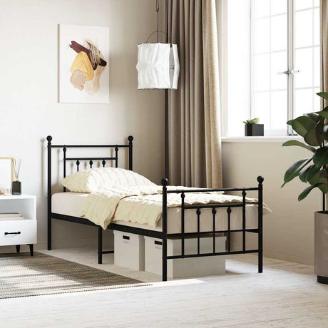 Metal Bed Frame Without Mattress 100X200Cm