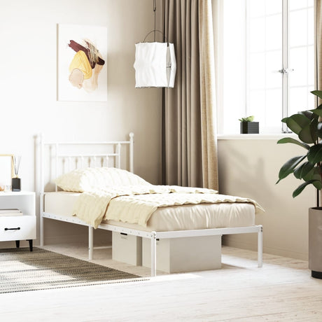 Metal Bed Frame Without Mattress 100X200Cm