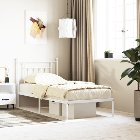 Metal Bed Frame Without Mattress 100X200Cm