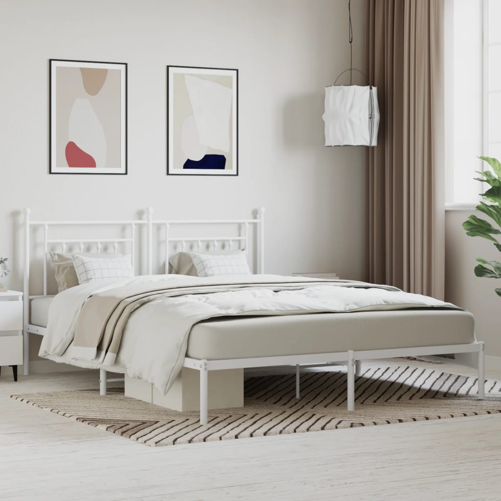 Metal Bed Frame Without Mattress 100X200Cm