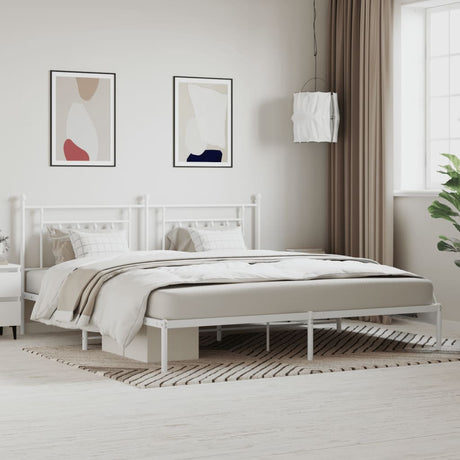 Metal Bed Frame Without Mattress 100X200Cm